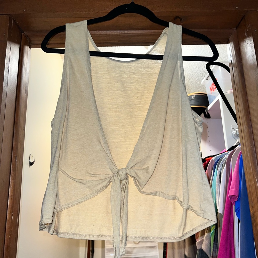 open back tank top
